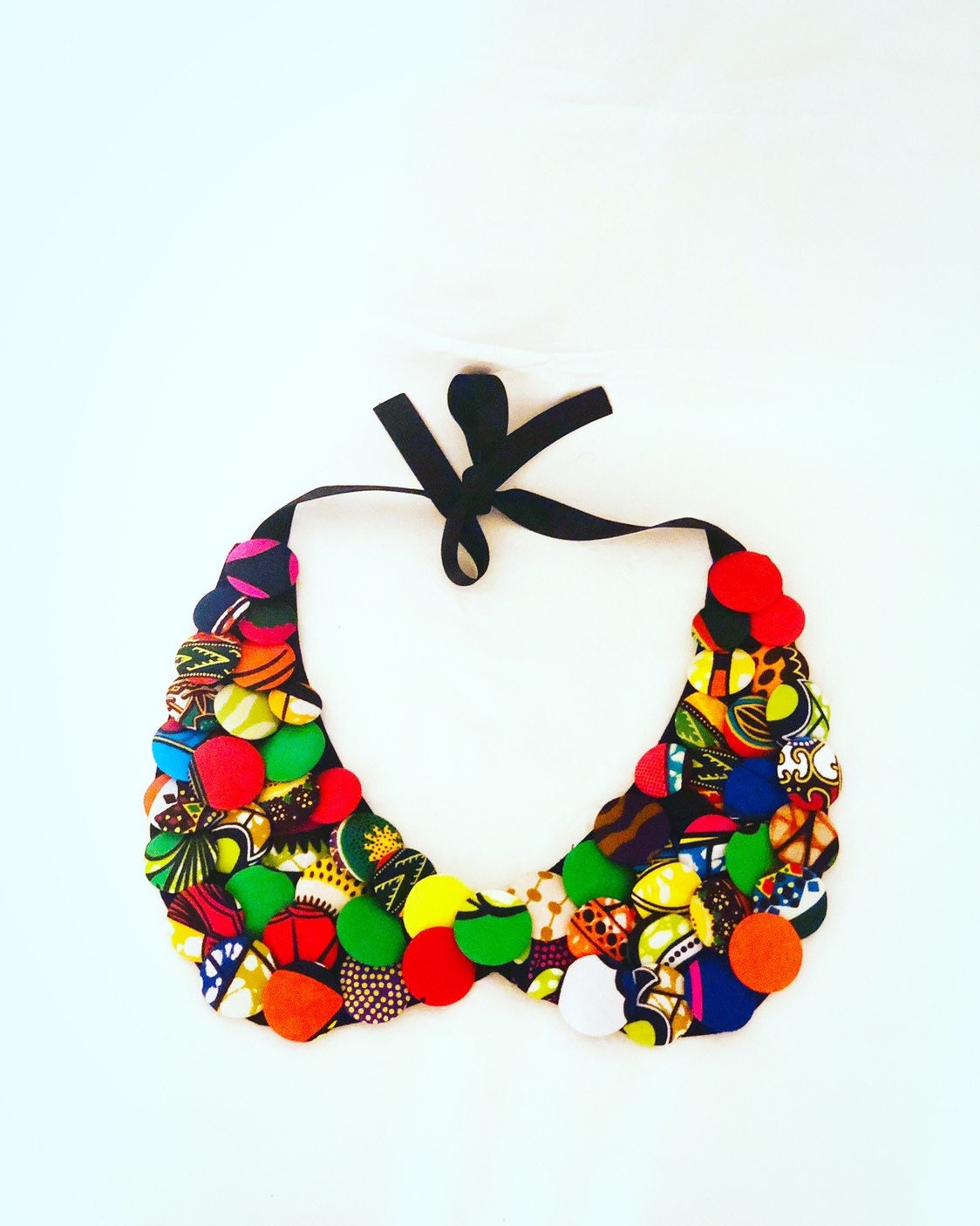 Rhodline - African Button Necklace