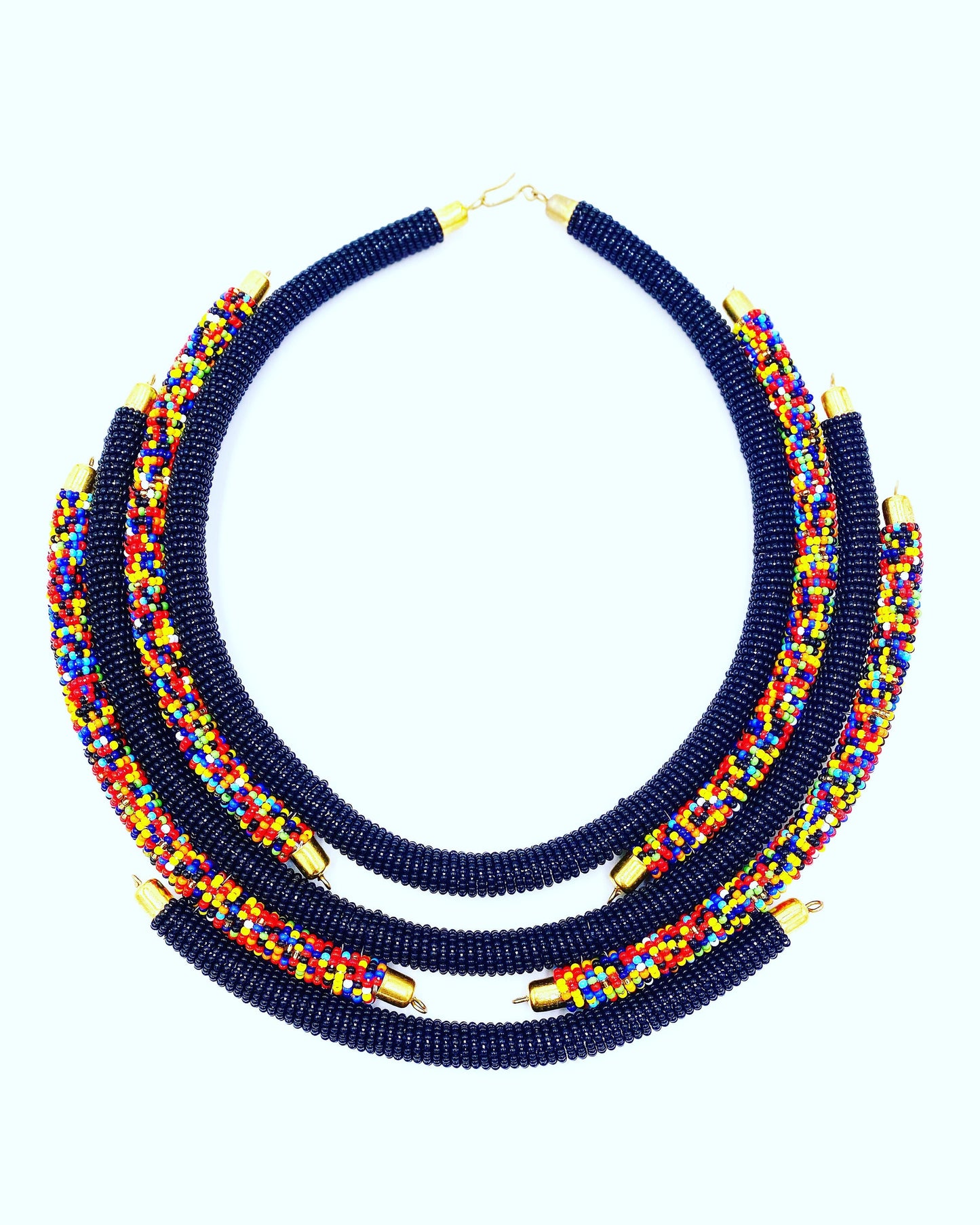 Annalise - African beaded necklace