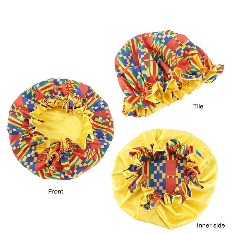 Gye Nyame- African Print bonnet