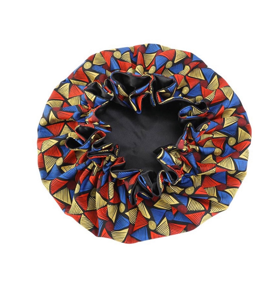 Abena - Ankara Satin Lined Bonnet