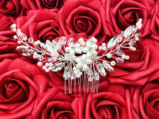 Zoey- bridal hair headpiece