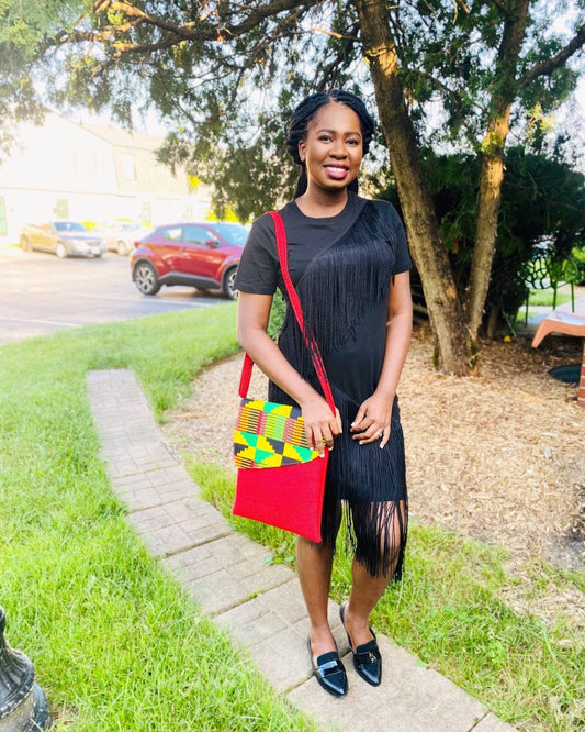 Akosombo - African fabric bag