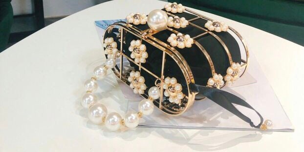 Liz - Basket Evening Clutch Bag
