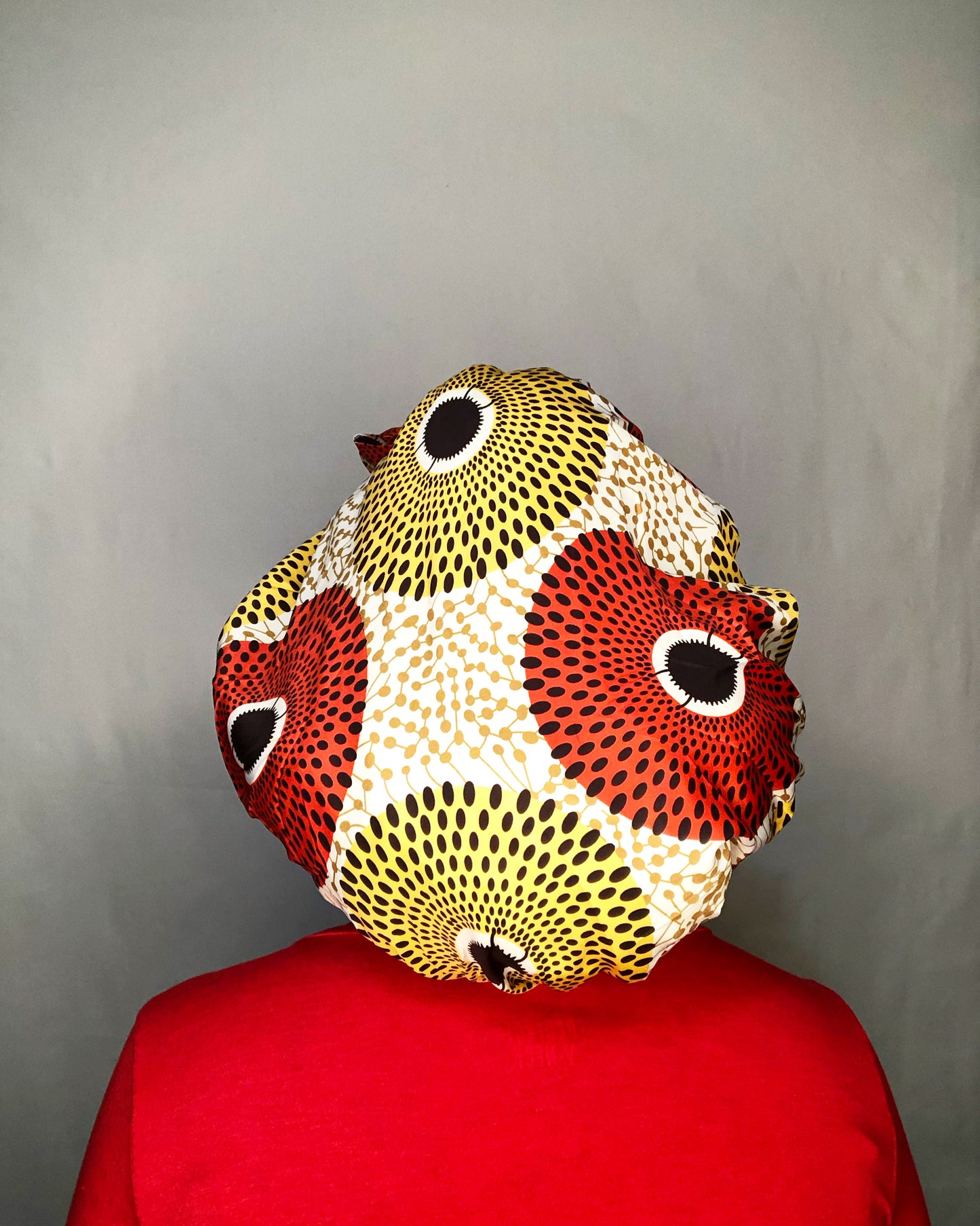 Samantha - African Print Bonnet