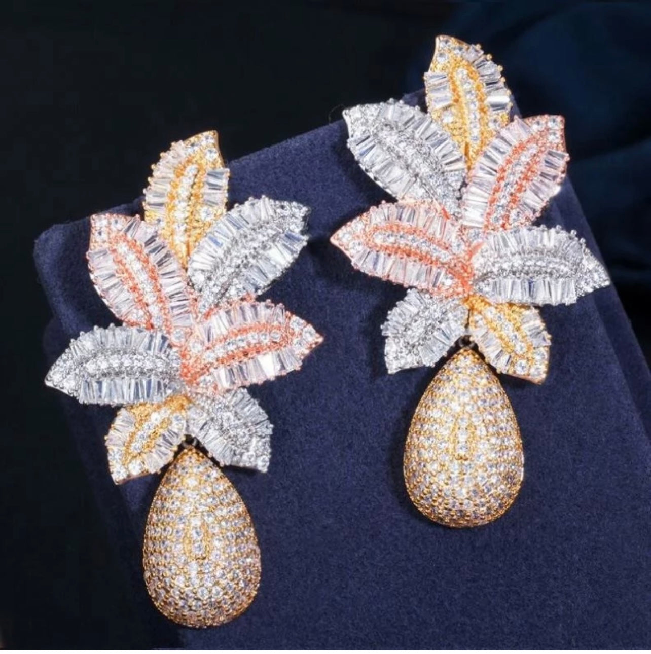 Iris Bridal Earrings
