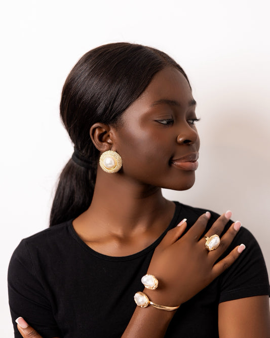 Azure Bracelet and Ring Set