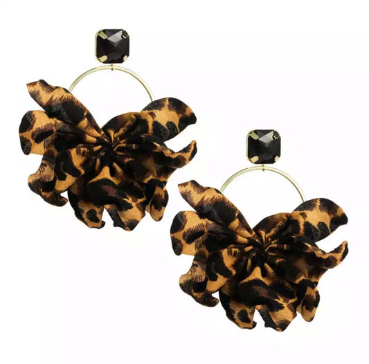 Safari - Statement Cheetah Earrings
