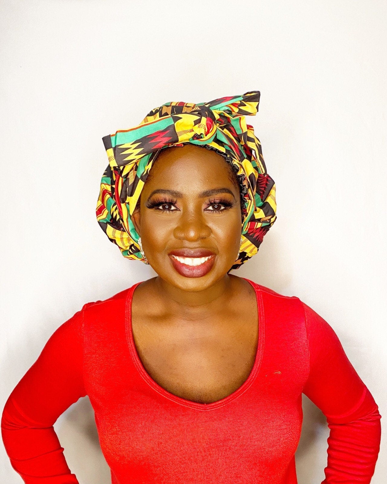 Ako - Kente Bonnet headwrap