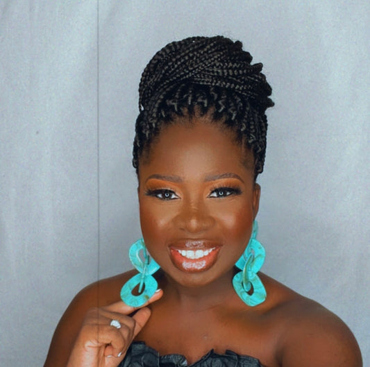 Aqua Earrings